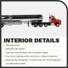1:50 Kenworth T880S SBFA Tandem with Pusher Axle Day Cab with Heil FD9300/DT-C4 Petroleum Trailer - Diecast Masters - Transport Series view 4