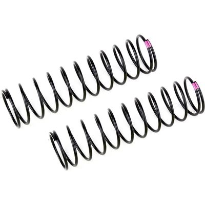 Team Associated Rear Springs V2, Pink, 3.7 lb/in, L86, 12.0T, ASC81233