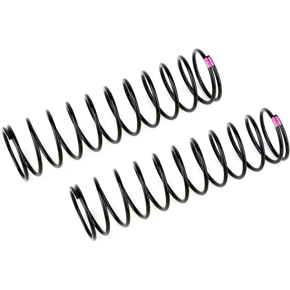Team Associated Rear Springs V2, Pink, 3.7 lb/in, L86, 12.0T, ASC81233