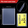 550 Clear Plastic Card Sleeves - 3 x 4 Inches, Protective Holders for Baseball, Sports, Trading & Game Cards view 2