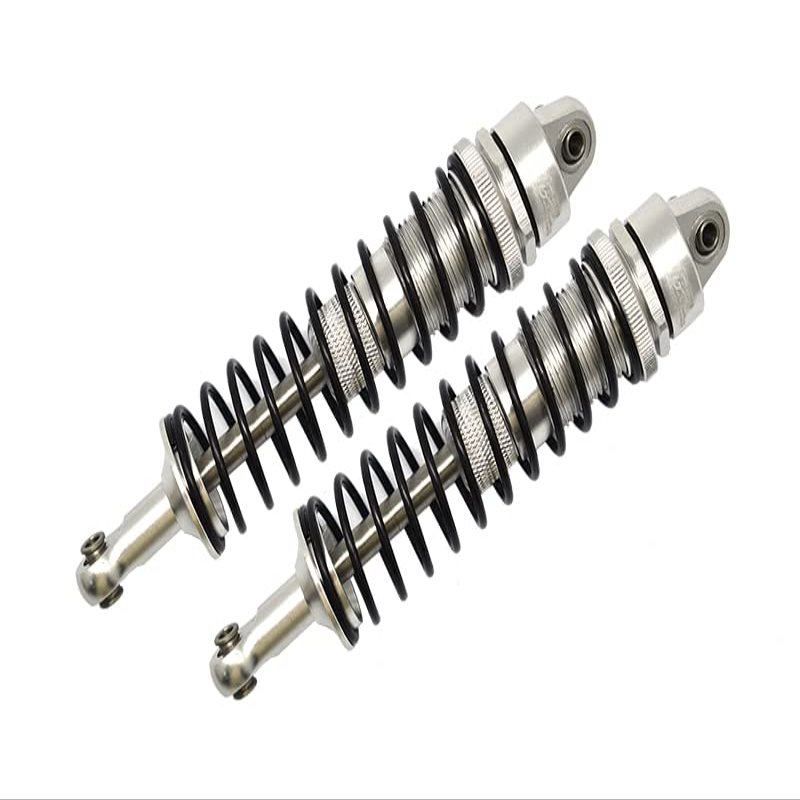 GPM RC Cars 2Pc Set Upgrades Aluminum Front/Rear Thickened Spring Dampers 145MM For 1/6 4WD SCX6 Jeep Jlu Wrangler (AXI05000) & 1/6 4WD SCX6 Trial Honcho (AXI05001)