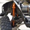 GPM RC Cars 2Pc Set Upgrades Aluminum Front/Rear Thickened Spring Dampers 145MM For 1/6 4WD SCX6 Jeep Jlu Wrangler (AXI05000) & 1/6 4WD SCX6 Trial Honcho (AXI05001) view 2
