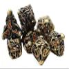 Mind Eater: Bronze - Hollow Metal RPG Dice Set view 1