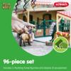 schleich Farm World - 43PC Stable Playset with Horse Figurines - Barn Play Set with Horseback Rider Figure and Equestrian Accessories - Realistic Horse Toys for Screen-Free Play - Kids 3+ | 42195 view 4