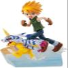 MEGAHOUSE CORPORATION GEM SER Digimon ADV Yamato ISHIDA & GABUMON 2022 PVC Statue view 1