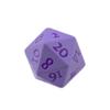 Ultra PRO - Vivid Heavy Metal Dice Set Purple 2ct - Up Your Gaming 20 Sided Dice, Role Playing Games, Matte Finish view 3
