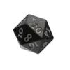Ultra PRO - Vivid Heavy Metal Dice Set Black 2ct - Up Your Gaming 20 Sided Dice, Role Playing Games, Matte Finish view 3