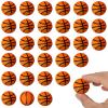 30 Pcs Mini Basketballs Stress Balls 1.18 Inch Mini Basketball Party Favor Tiny Foam Basketballs Small Soft Sports Balls Basketball Decorations Foam Toy for Relief Party view 1