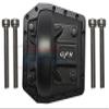 GPM 5Pc Set Upgrades Aluminum Front/Rear Gearbox Cover for 1/6 4WD SCX6 Jeep Jlu Wrangler (AXI05000) & 1/6 4WD SCX6 Trial Honcho (AXI05001) RC Cars (Black) view 1