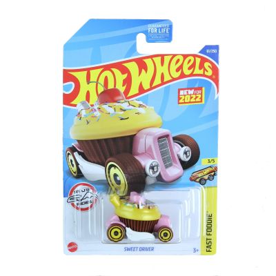 DieCast Hot Wheels Sweet Driver Cupcake Car - Fast Foodie 3/5