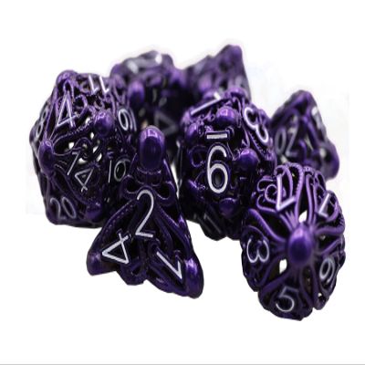Mind Eater Hollow RPG Dice Set: Electric Purple