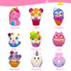 POKONBOY 30 Pack Squishy Toys for Kids Party Favors Bulk, Kawaii Animals Squishies Pack Unicorn Donuts Birthday Gifts for Boys Girls Classroom Treasure Prizes (with Keychains) view 3