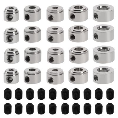 Create idea 20pcs RC Airplane Plane Landing Gear Wheel Stop Collar Copper Plated M2 M2.5 M3 M4 M5 Landing Gear Stopper RC Airplane Replacement Accessoires