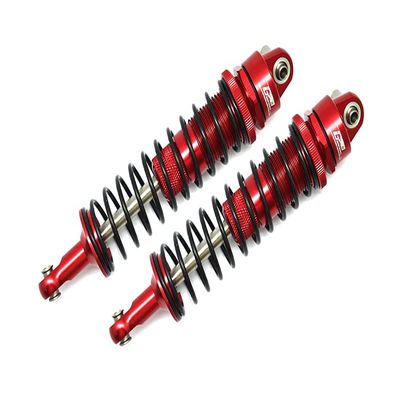 GPM RC Cars 2Pc Set Upgrades Aluminum Front/Rear Thickened Spring Dampers 145MM For 1/6 4WD SCX6 Jeep Jlu Wrangler (AXI05000) & 1/6 4WD SCX6 Trial Honcho (AXI05001)