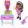 Gabby's Dollhouse 6062027-1 Gabbys Dollhouse, Kitty Karaoke Set mit 2 Spielzeugfiguren, 2 Zubehrteilen, berraschungsbox und Mbelstck, Kinderspielzeug view 4