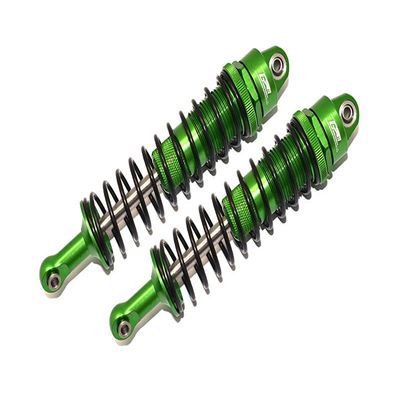 GPM RC Cars 2Pc Set Upgrades Aluminum Front/Rear Thickened Spring Dampers 145MM For 1/6 4WD SCX6 Jeep Jlu Wrangler (AXI05000) & 1/6 4WD SCX6 Trial Honcho (AXI05001)