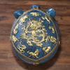 YKHB Coin Bank Resin Cute Blue Pig Piggy Bank Creative Coin Bank Anti-Fall Money Bank Adult Children's Gift Home Decoration Large Capacity Children's Adult Gifts (Color : Blue) view 3
