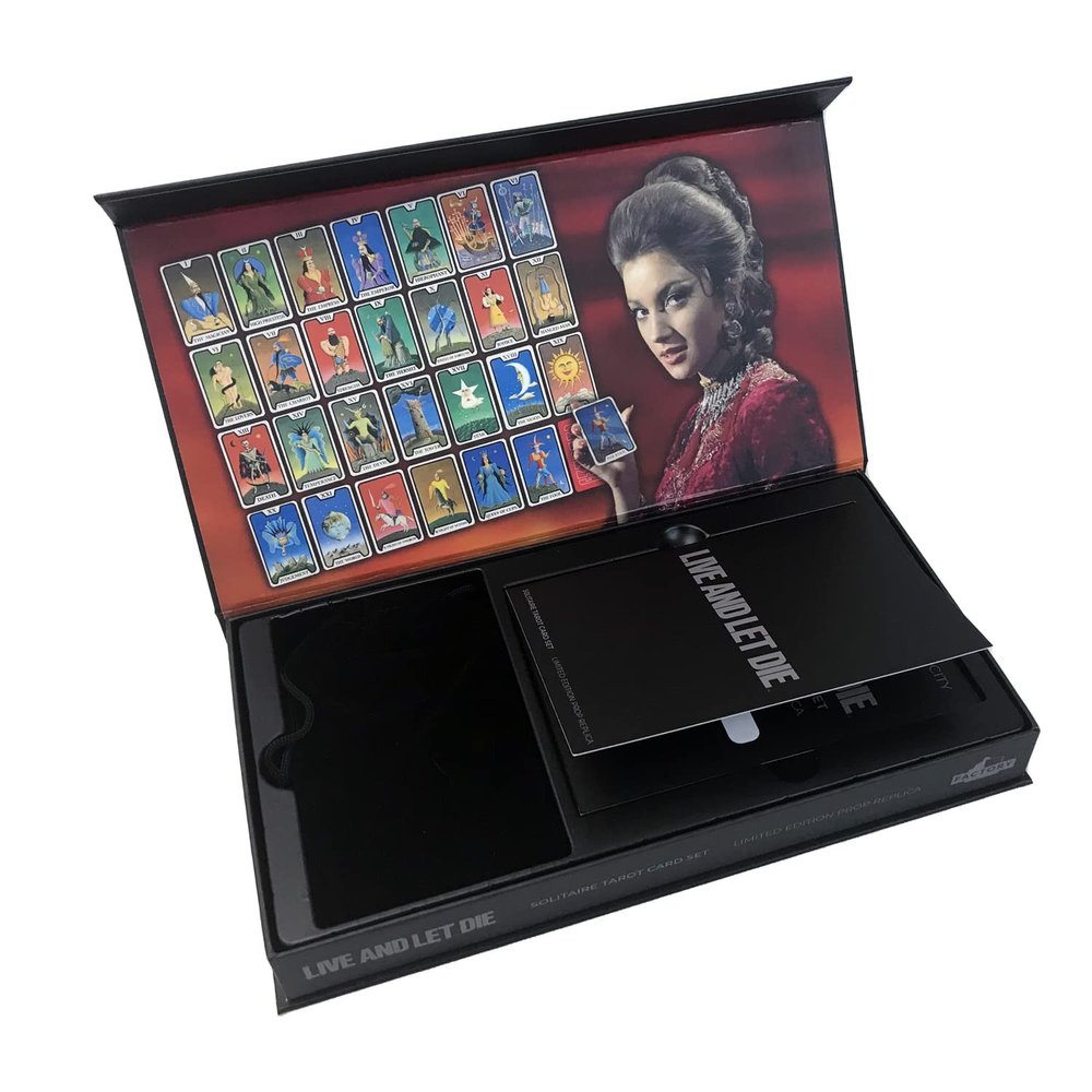 Factory Entertainment James Bond Live and Let Die Tarot Cards Limited Edition Prop Replica