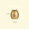 YKHB Coin Bank Brass Cute Golden Sheep Piggy Bank Unbreakable Coin Bank Fashion Money Bank Children's Birthday Home Decoration Children's Adult Gifts (Color : Gold) view 2