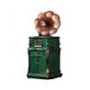 YKHB Coin Bank Retro Piggy Bank Classical Gramophone Coin Bank Creative Resin Money Bank Children Christmas Birthday Gift Large Capacity Children's Adult Gifts (Color : Green) view 1