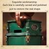 YKHB Coin Bank Retro Piggy Bank Classical Gramophone Coin Bank Creative Resin Money Bank Children Christmas Birthday Gift Large Capacity Children's Adult Gifts (Color : Green) view 3