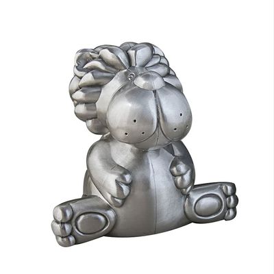YKHB Coin Bank Piggy Bank Cute Coin Bank Creative Money Bank for Boy Girl Fashion Birthday Personality Furnishing Large Capacity Children's Adult Gifts (Color : Silver)