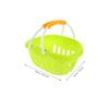 2 Pcs Simulation Basket Toy Kid Stroller Plastic Baskets Kids Education Toys Stroller Toy Early Education Brain Basket for Kids Shopping Trolley Cart Mini Child Abs view 2