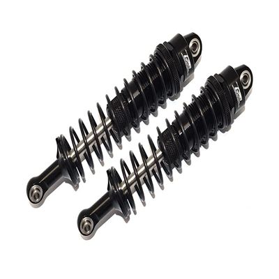 GPM RC Cars 2Pc Set Upgrades Aluminum Front/Rear Thickened Spring Dampers 145MM For 1/6 4WD SCX6 Jeep Jlu Wrangler (AXI05000) & 1/6 4WD SCX6 Trial Honcho (AXI05001)