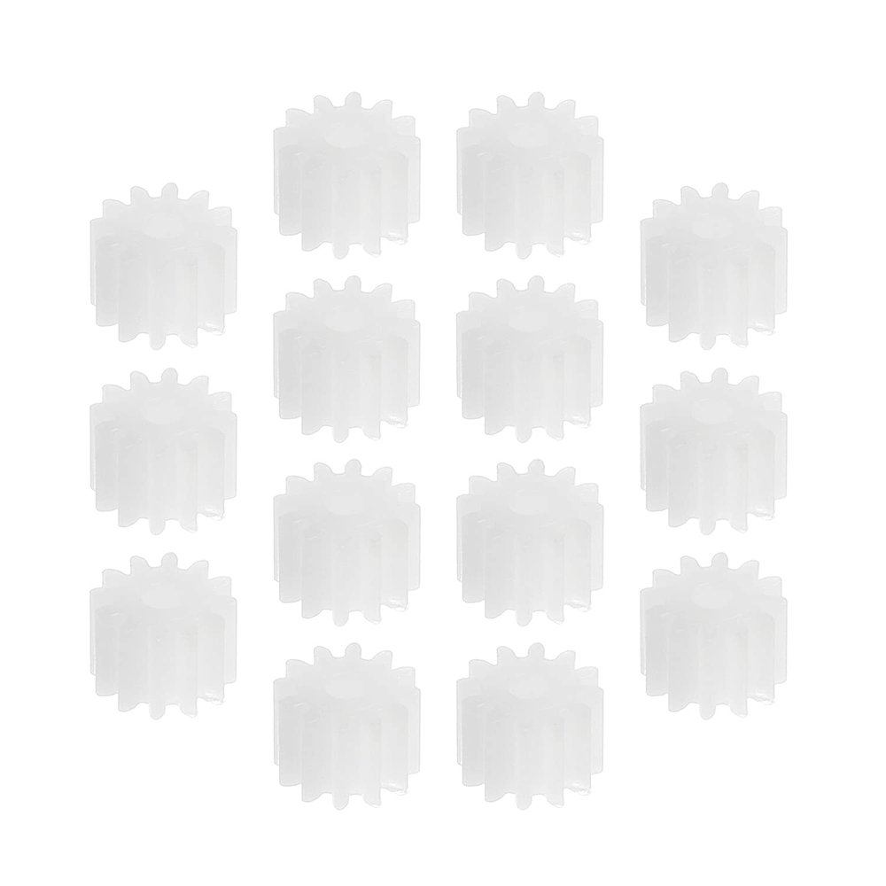 30Pcs Plastic Gears 12 Teeth Model 122A Reduction Gear Plastic Worm Gears for RC Car Robot Motor,Aicosineg