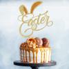 Qertesl Easter Cake Topper,Bunny ears cake decoration,Easter Birthday view 2