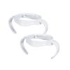 2 Pack Compatible Baby Bottle Handles for Philips Avent Natural Baby Bottles,Baby Bottle Holder - White view 1