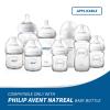 2 Pack Compatible Baby Bottle Handles for Philips Avent Natural Baby Bottles,Baby Bottle Holder - White view 3