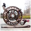 12.6 in Large Professional Kite Reel Winder, Kite Reel Winder, Outdoor Kite Winder, Silent Brake Anti-Reverse Wheel (Color : Brown, Size : 32cm) view 1