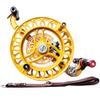 12.6 in Large Professional Kite Reel Winder, Kite Reel Winder, Outdoor Kite Winder, Silent Brake Anti-Reverse Wheel (Color : Gold, Size : 32cm) view 1