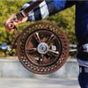 Kite Reel Winder,10.6 in Large Professional Kite Reel Winder, Outdoor Kite Winder, Silent Brake Anti-Reverse Wheel (Color : Gray, Size : 27cm) view 3