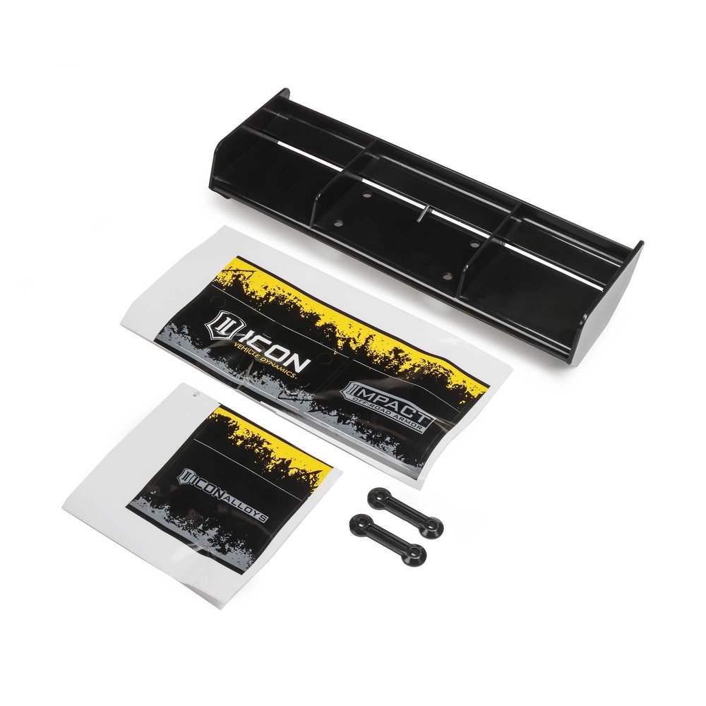 Losi Wing ICON Vehicle Dynamics Black DBXL 2.0 LOS250053 Car/Truck Bodies Wings & Decals