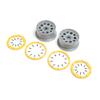 Losi Wheels Silver Yellow Beadlock 2 DBXL 2.0 LOS45036 RC Tire view 1