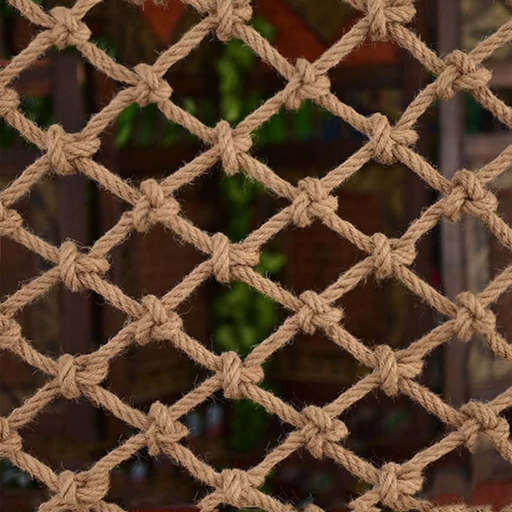 Cargo Net Climbing Rope,Playground Climbing Netting Children Safety Net Heavy Duty Woven Rope Truck Cargo Trailer Netting Swing Treehouse Hammock Birds Rope Ladder