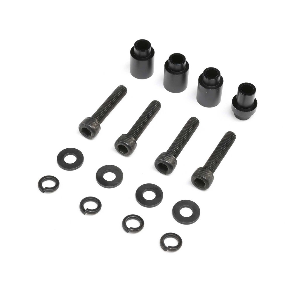 Losi Engine Mount Spacers & ClutchMountAlBlkDBXL 2.0 LOS256010 Gas Car/Truck Replacement Parts