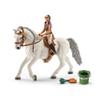 Schleich Horse Club - 7 PC Rider and Horse Toy Playset with Accessories - Realistic Rider and Lipizzaner Mare Figurine - Fun Toys for Girls and Boys - Collectible Figures for Kids Ages 5+ - 41433 view 2