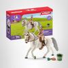 Schleich Horse Club - 7 PC Rider and Horse Toy Playset with Accessories - Realistic Rider and Lipizzaner Mare Figurine - Fun Toys for Girls and Boys - Collectible Figures for Kids Ages 5+ - 41433 view 4