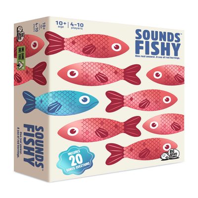 Big Potato Sounds Fishy Board Game: The Bluffing Family Game for Kids 10+ - Best New Family Quiz Games, Trivia Games for Groups of People