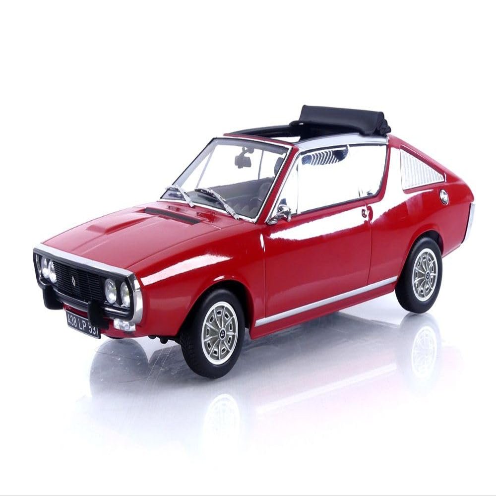 Norev NV185371 1:18 17 Gordini Dcouvrable 1975-Red Renault Collectable Model, Multi