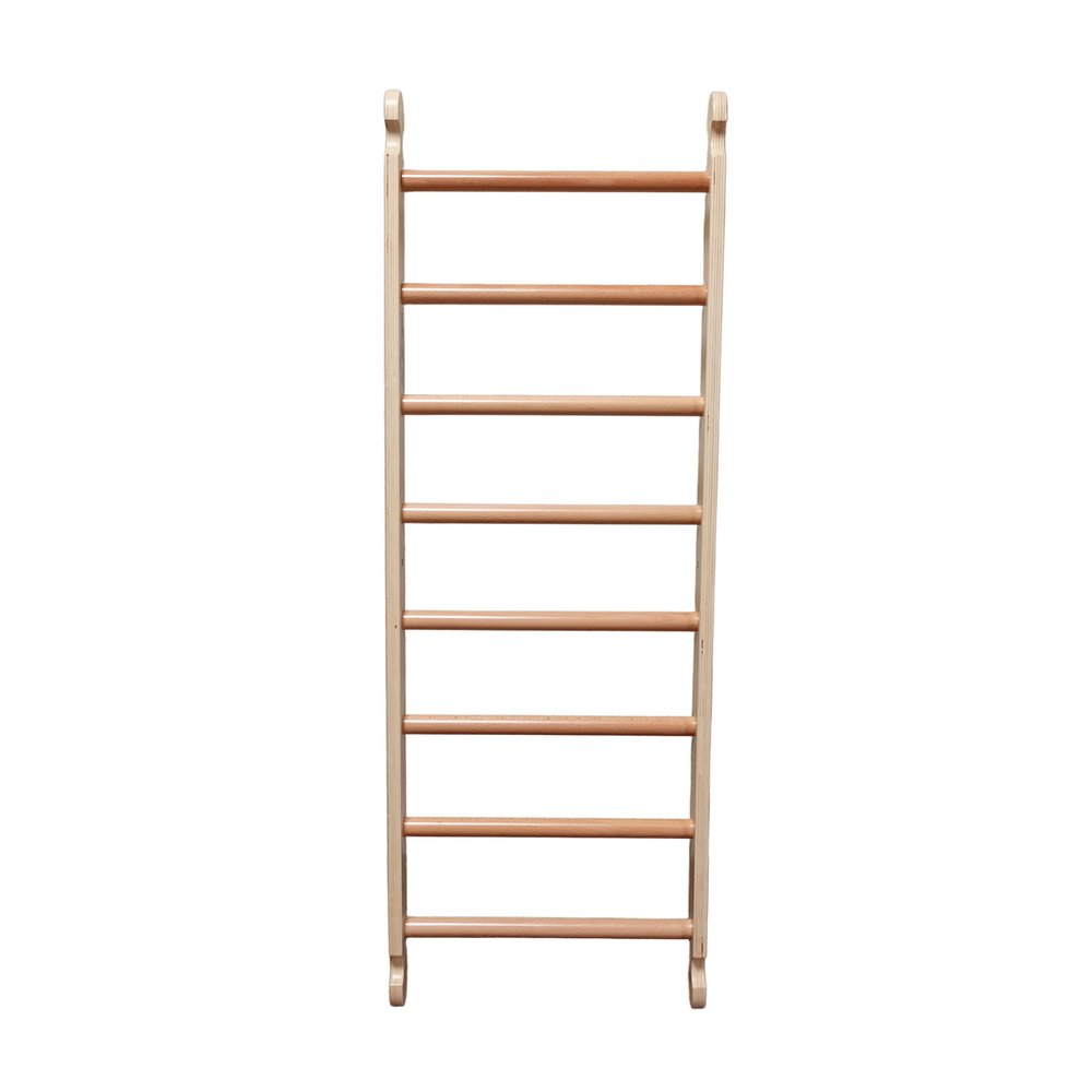 Little Partners Kids Climbing Ladder - Wooden Activity Climbing, in-House Play Structure for Toddlers (Perfect add-on for Learn N Climb Triangle and Learning Tower) (Natural)