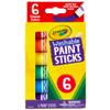 Crayola Washable Paint Sticks, Assorted Colors, Pack Of 6 Sticks view 1