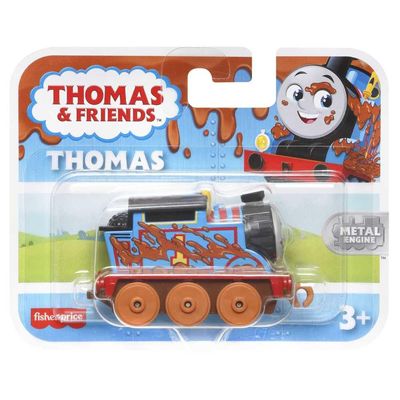 Thomas & Friends Fisher Price Mud Run Thomas Push-Along Toy Train for Kids Ages 3+