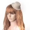 NUOBESTY 4pcs Mini Formal Hats Miniature Doll Hats Foam Top Hat Caps for DIY Crafts Hair Accessories Dollhouse Landscape Decorate Beige view 2