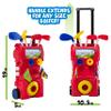 Franklin Sports Kids Toy Golf Set - MyFirst Plastic Golf Clubs + Balls Set for Kids + Toddlers - Mini Toy Righty + Lefty Golf Club Set - Includes Carry Case, (4) Balls + (4) Holes, Red view 3