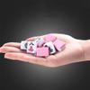 SHATONG Mahjong Portable Mah-jongg Mini Portable Size and Light-Weight Traditional Board Game Chinese Mahjong 144 Melamine Tiles for Adults,Families and Kids Ages 8 and Up(Size:24mm) view 2