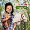 HollyHOME Stick Horse Plush Handcrafted Hobby Horse on a Stick with Wood Wheels Real Pony Neighing and Galloping Sounds for Kids Toddlers White 36 Inches(AA Batteries Required) view 3
